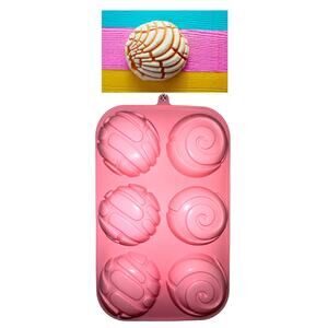 Concha Bread, Pan Dulce, Sweet Mexican Bread, Silicone Mold for Baking, Soap